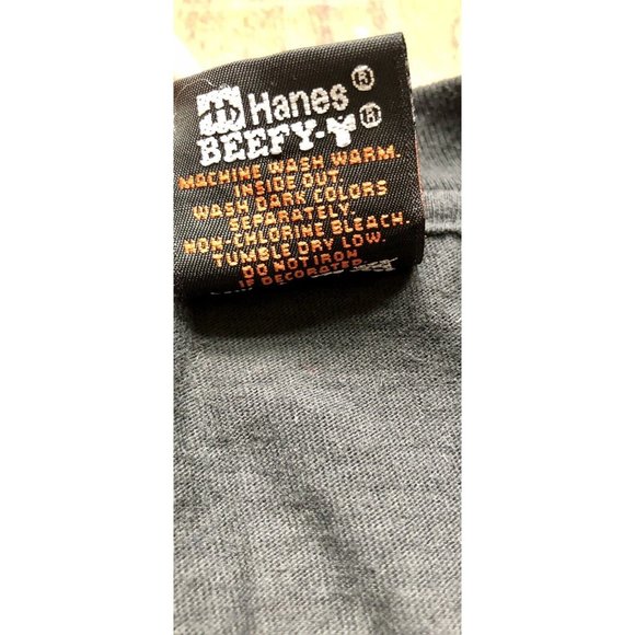 Harley Davidson 1998 Vintage Charlotte North Carolina Beefy Haines Shirt Mens L - Picture 5 of 5